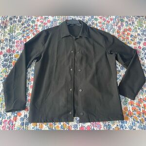 MAVI Long Sleeve Snap-button Shirt In Black - Men’s Size Medium